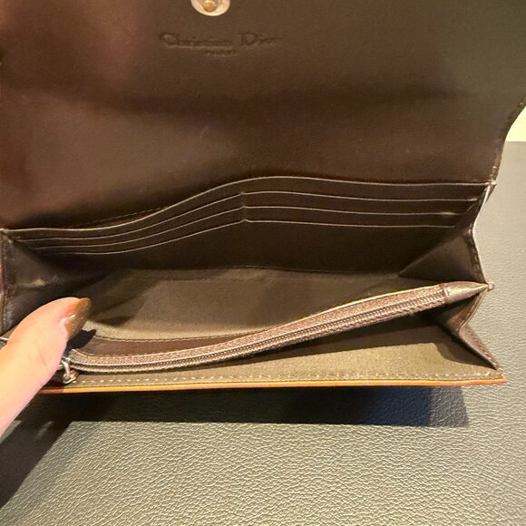 Christian Dior "Romantique" Trotter Heart Charm Long Wallet COA Incl. - Picture 9 of 11